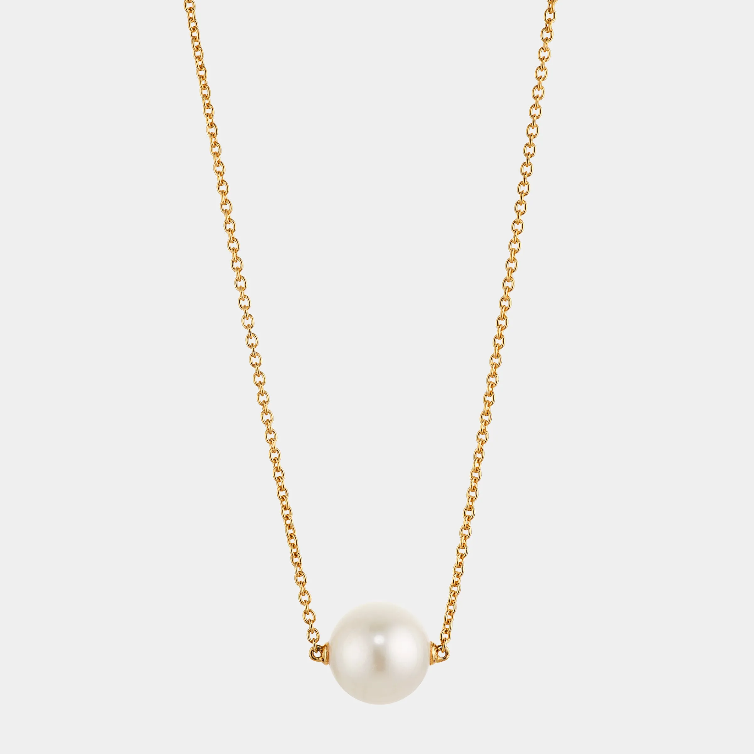 10MM GENUINE FRESHWATER PEARL NECKLACE