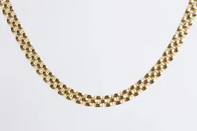 16" 18k Yellow Gold Watch Chain (26.38g.)