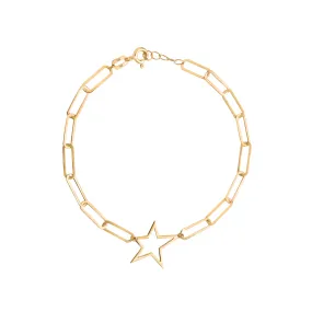 18K Gold Paper Clip Star Bracelet - Garo Boyadjian