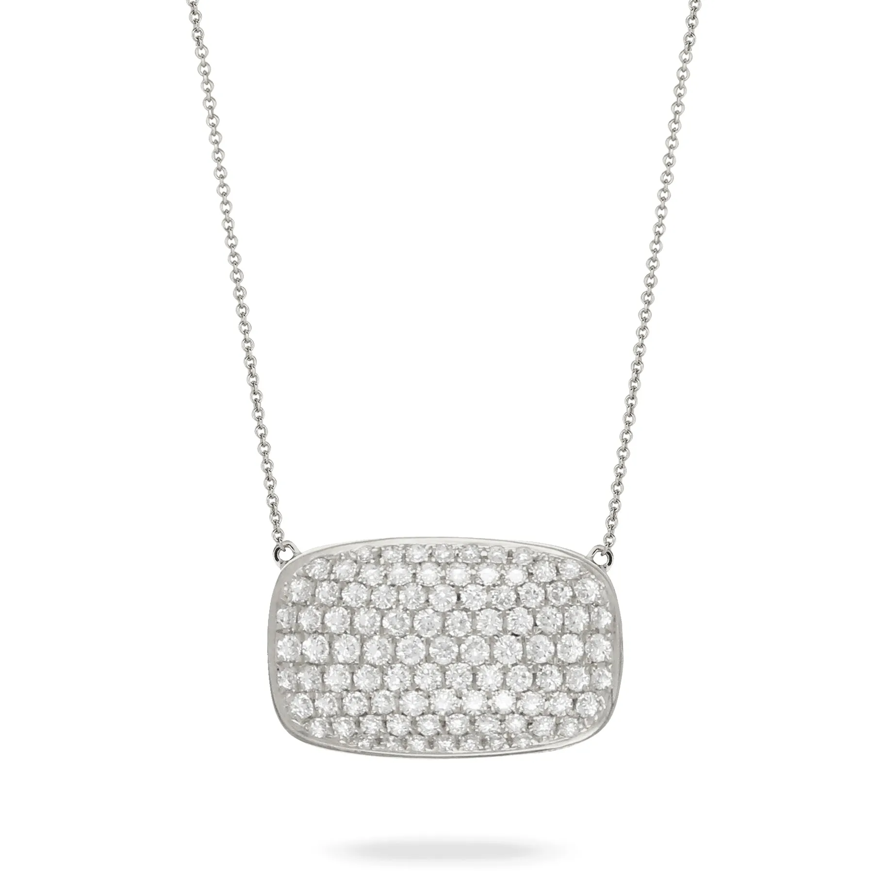 18kw Pave Diamond Pendant