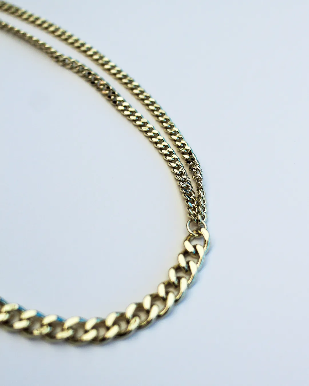 Amplify Double Curb Chain Choker - 440mm