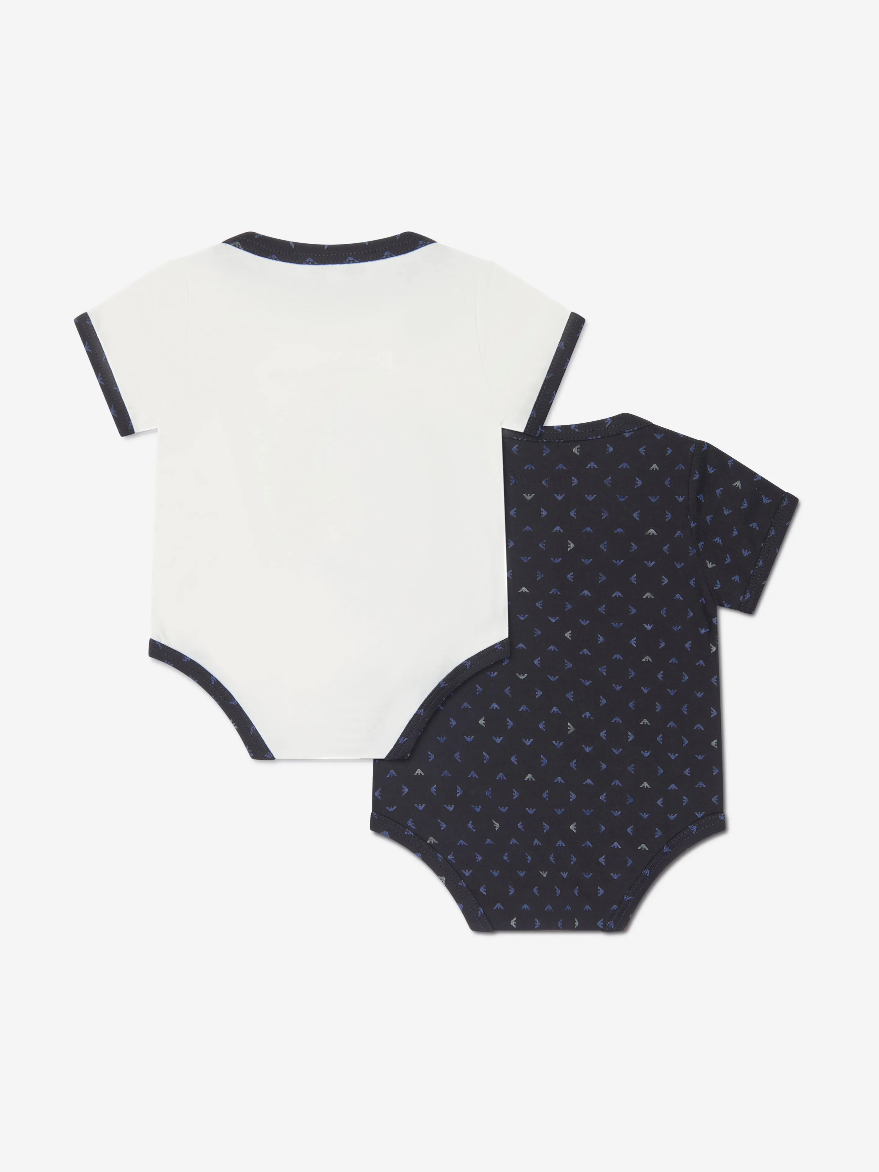 Baby Boys Bodysuit Gift Set (2 Piece) In Navy