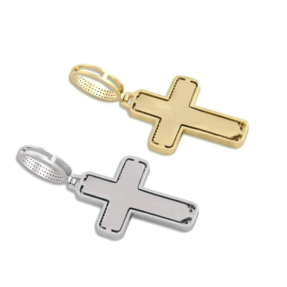 Baguette Diamond Cross Pendant