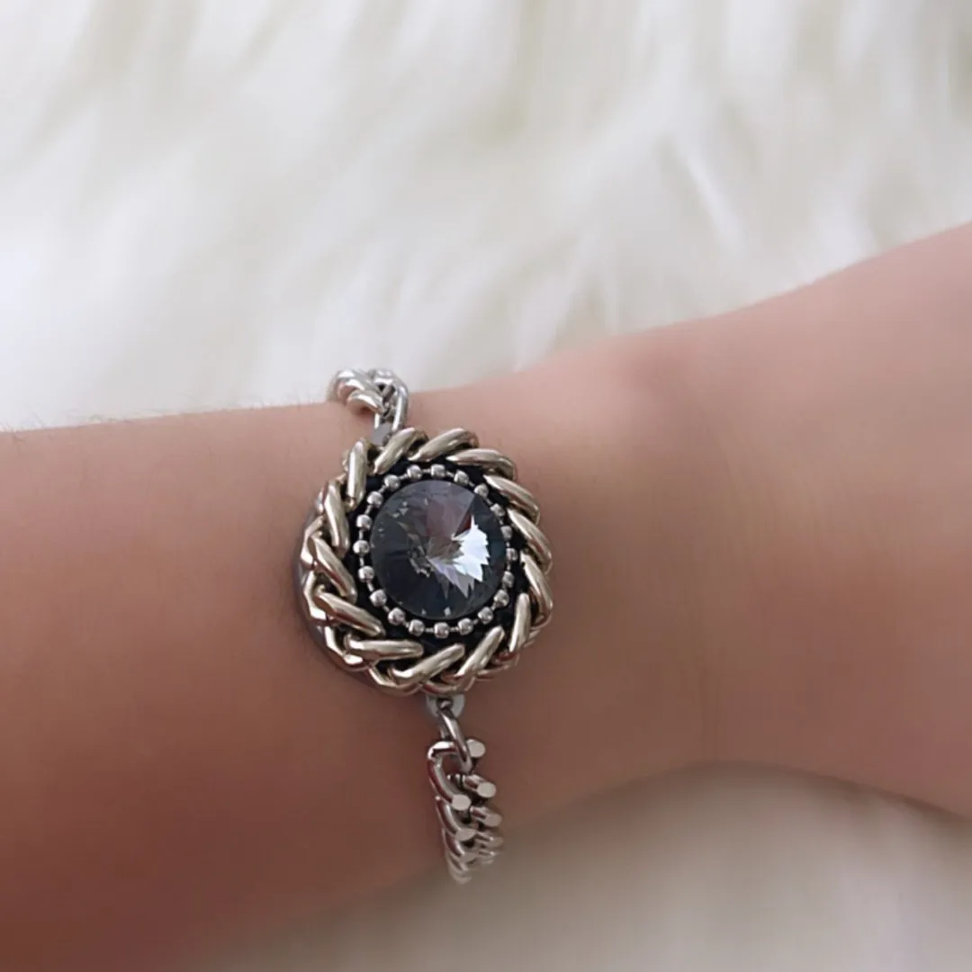 B.E. GRAY SWAROVSKI BRACELET