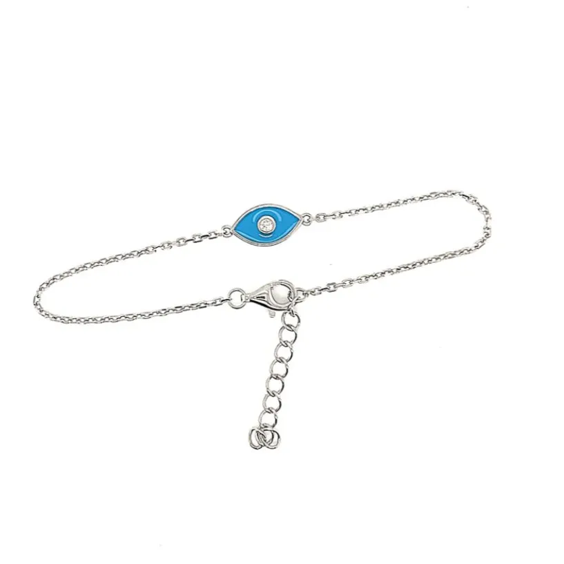 Bijoux blue evil eye bracelet Gold, Silver, Rose Gold