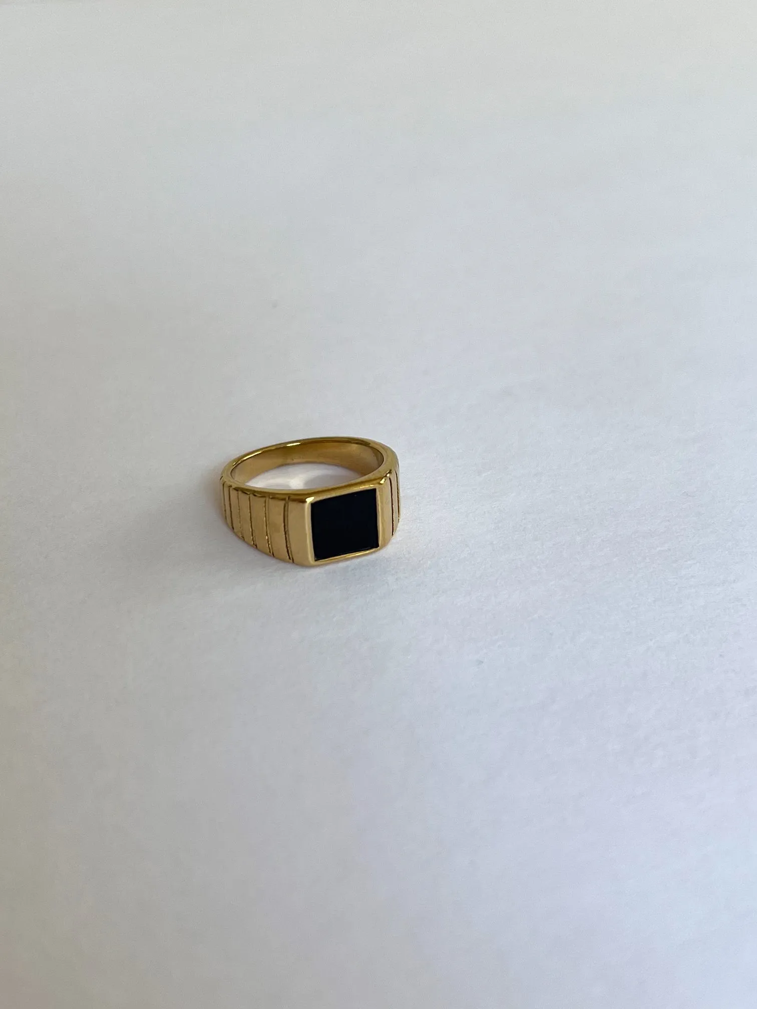 Black Signet Ring