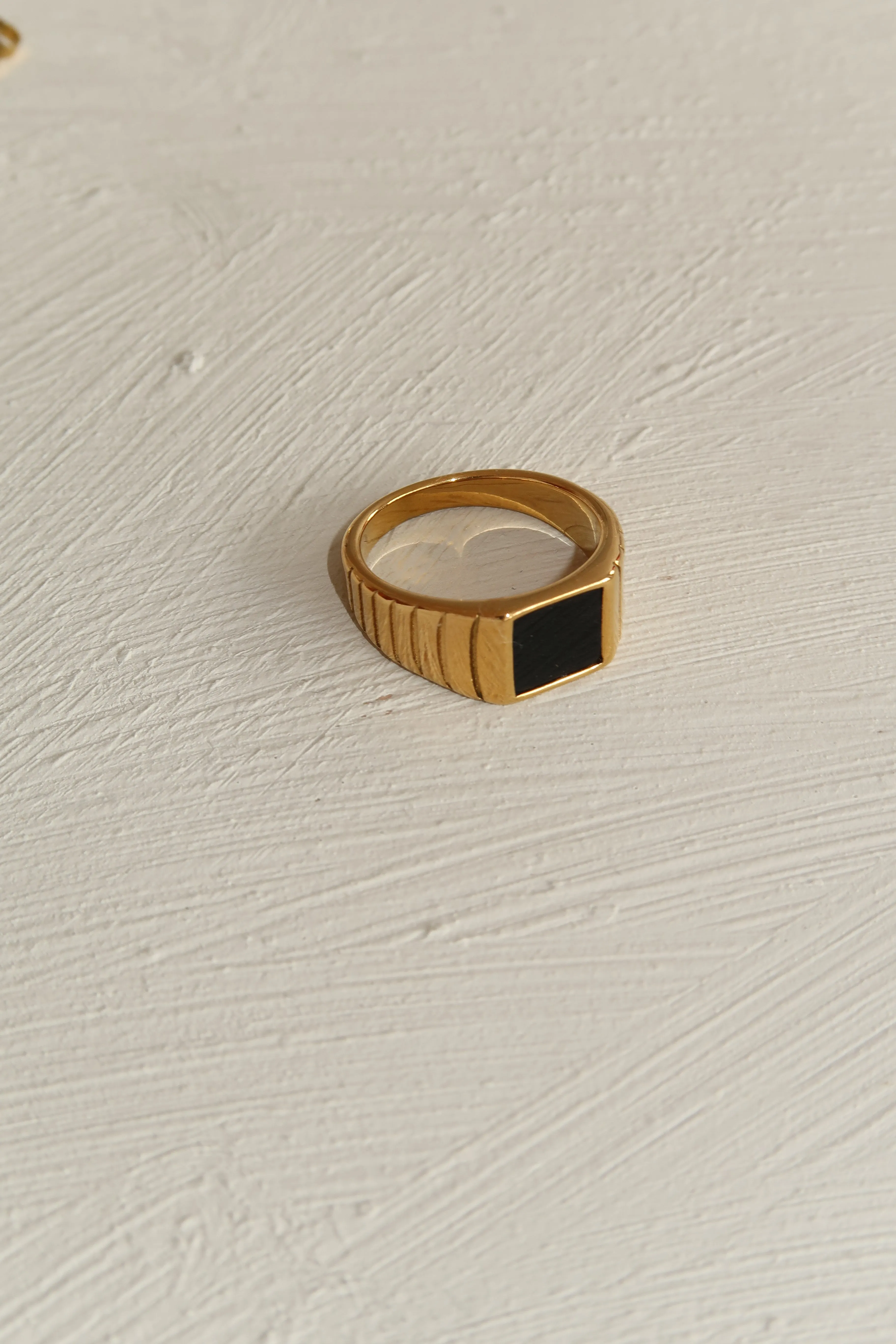 Black Signet Ring