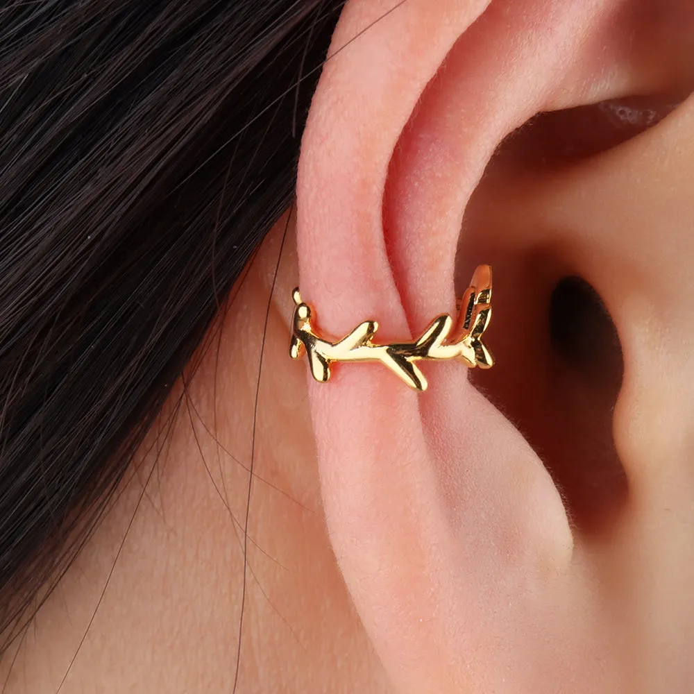 Butterfly Branch Ear Cuff