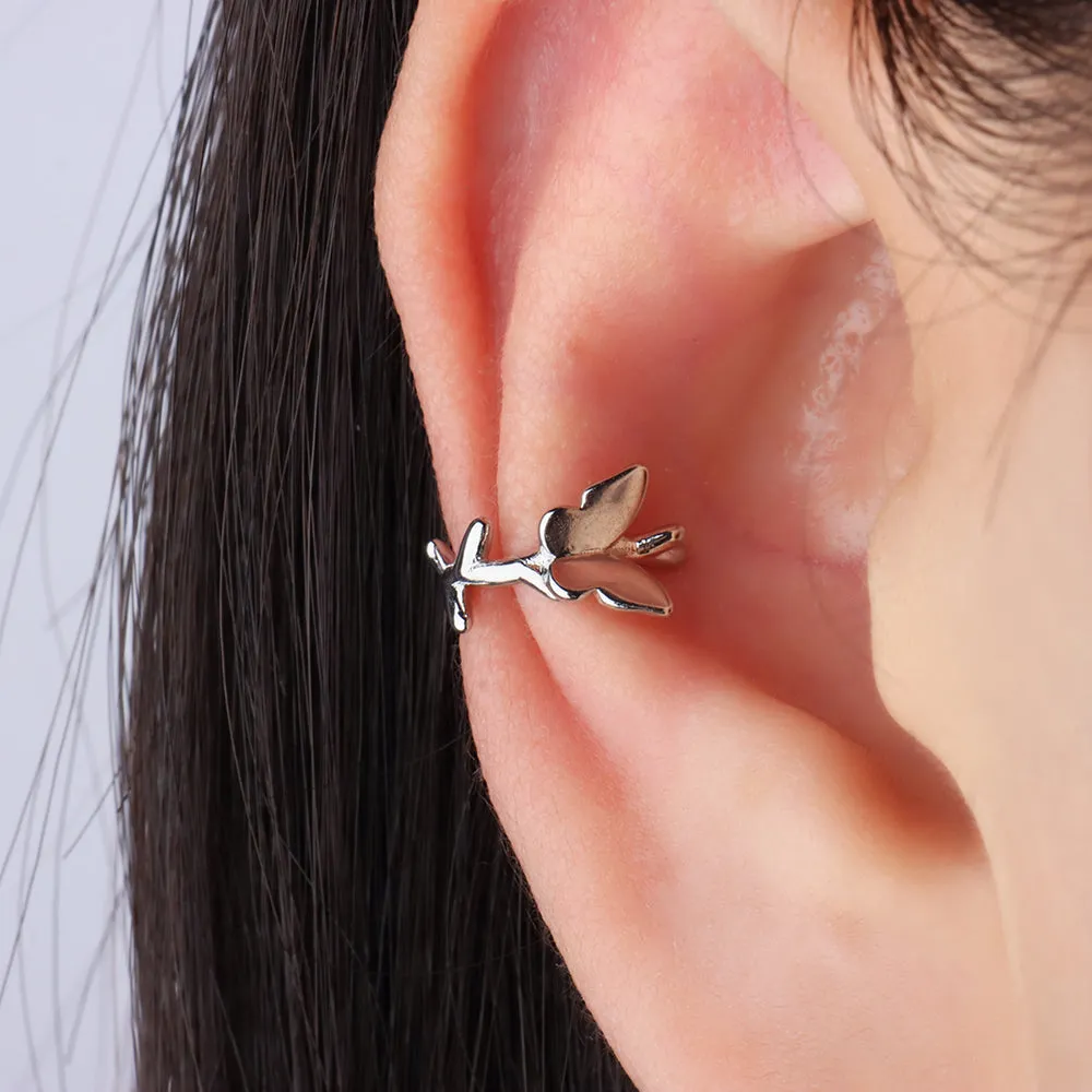 Butterfly Branch Ear Cuff