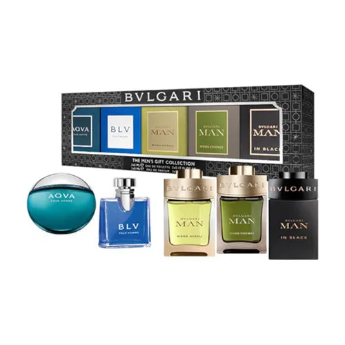 Bvlgari 5Pc Mini Gift Set for Men by Bvlgari