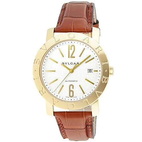 BVLGARI BVLGARI AUTOMATIC 42 MM MEN WATCH BB42WGLDAUTO