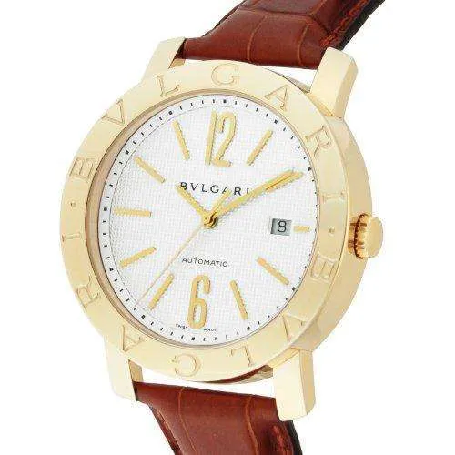 BVLGARI BVLGARI AUTOMATIC 42 MM MEN WATCH BB42WGLDAUTO