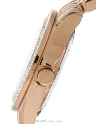 Citizen Ladies Silhouette Crystal - Pink Gold-Tone - White Dial - Date