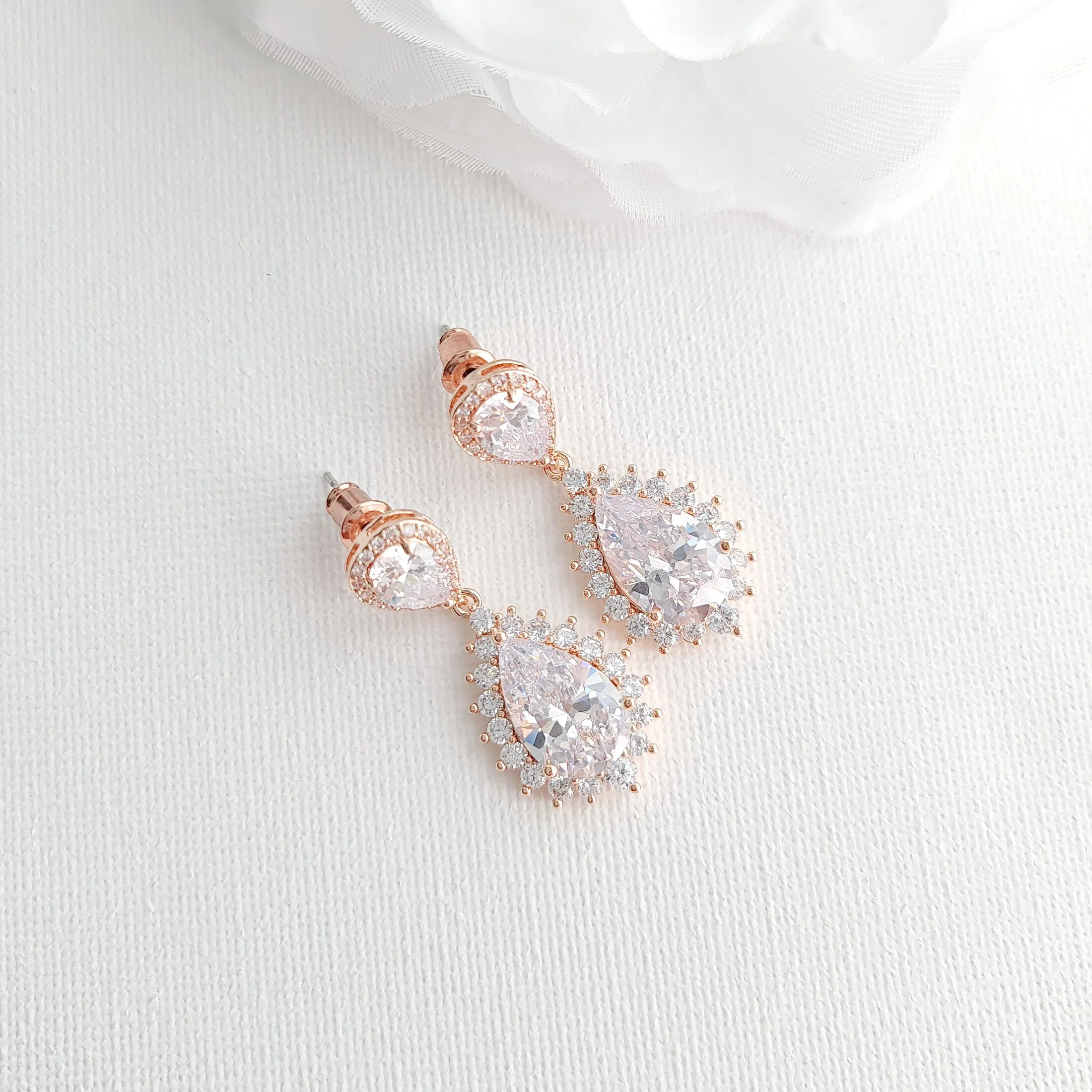 Classic Short Drop Earrings-Raya