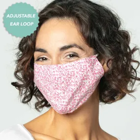 Colette Reusable Cotton Face Mask in Pink