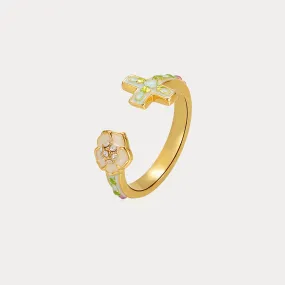 Cross Grape Vine Ring