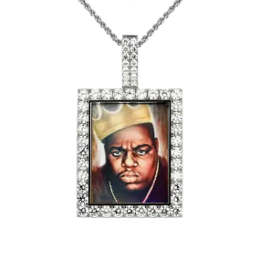 Custom Rectangular Photo Pendant