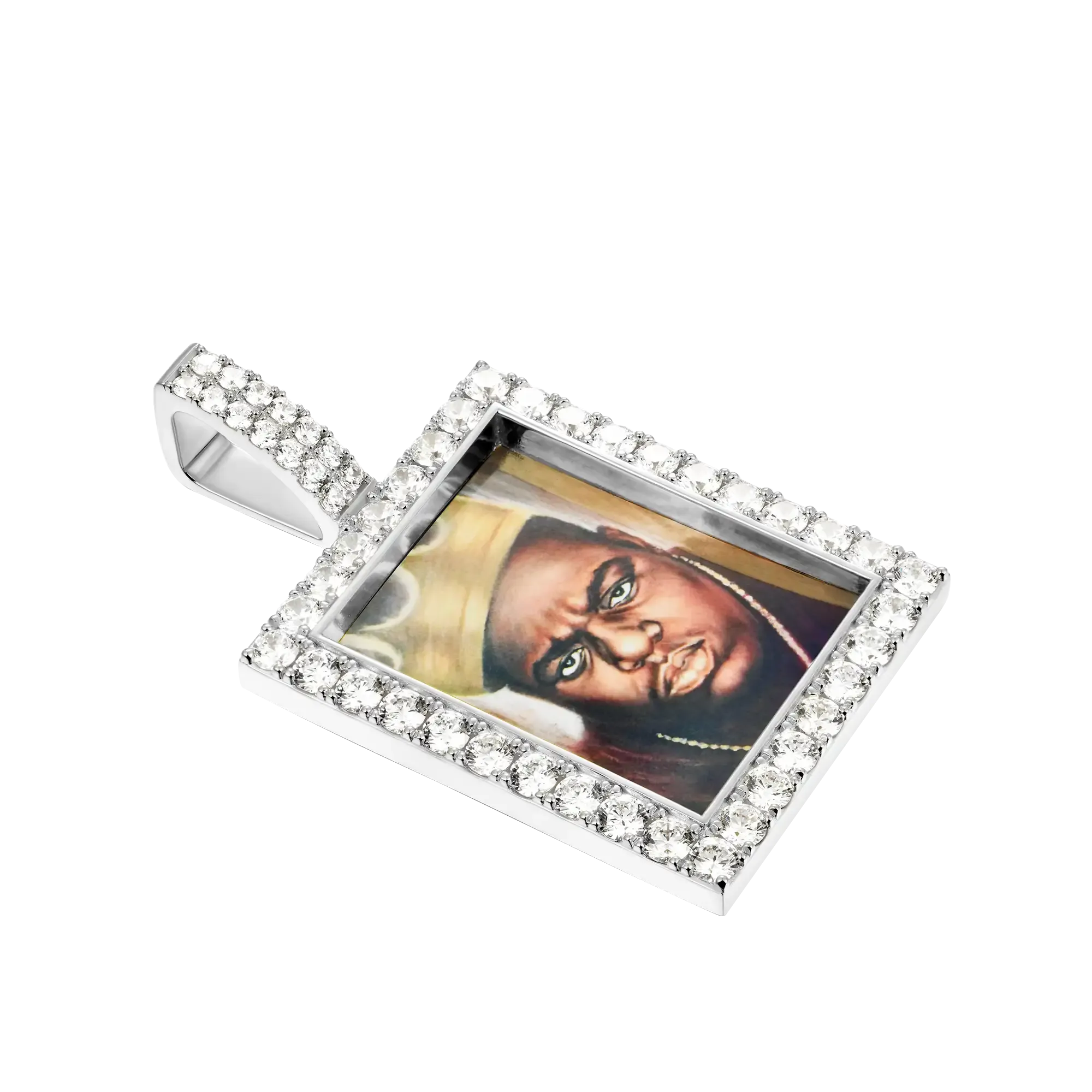 Custom Rectangular Photo Pendant