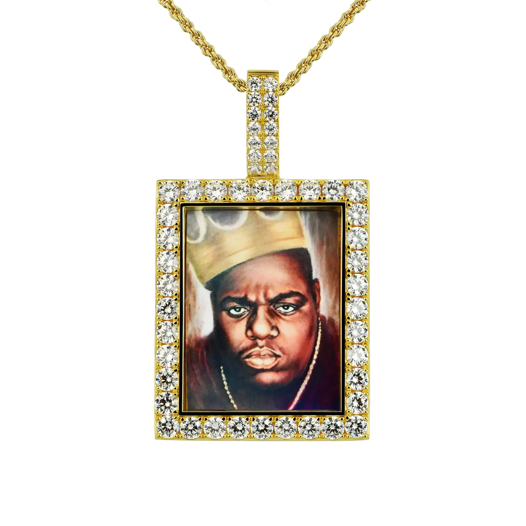 Custom Rectangular Photo Pendant