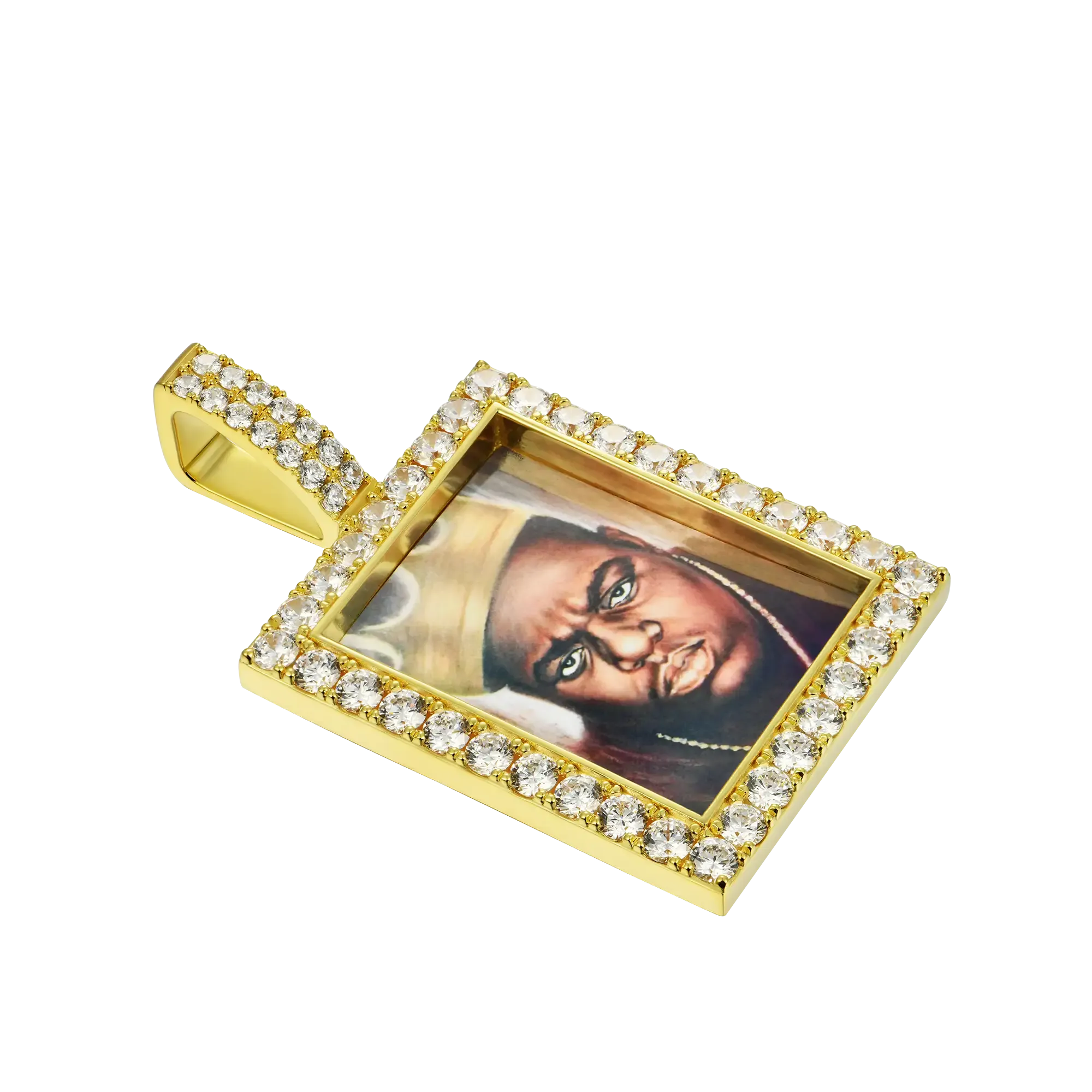 Custom Rectangular Photo Pendant