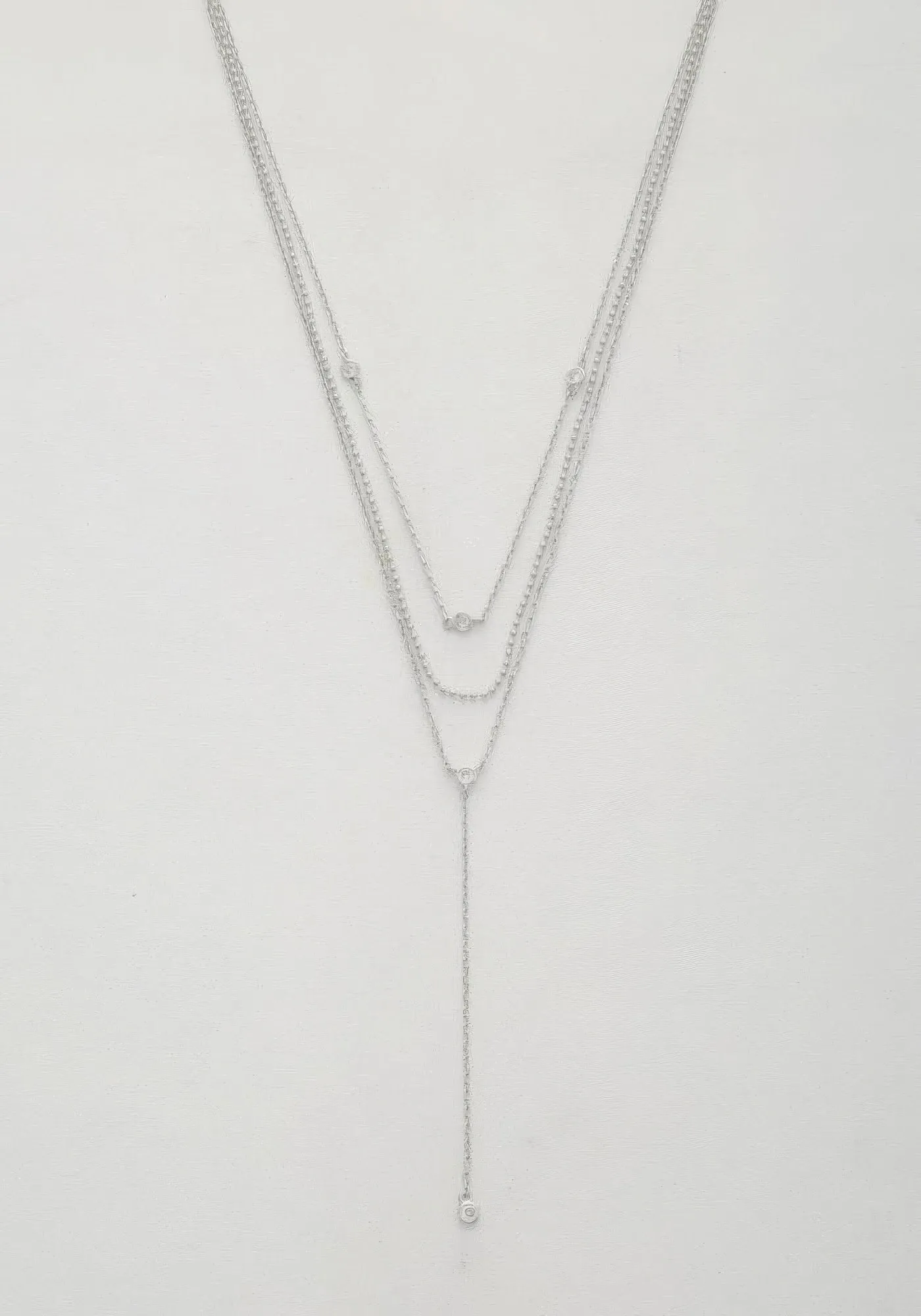 Dainty Metal Y Shape Necklace