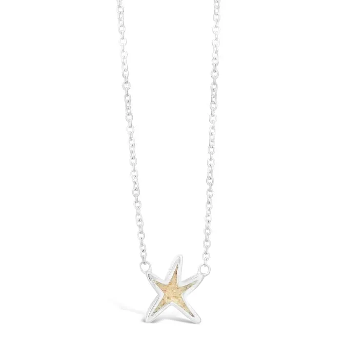 Delicate Starfish Stationary Necklace