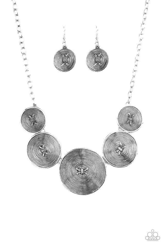 Deserves a Medal Silver Necklace - Paparazzi Accessories