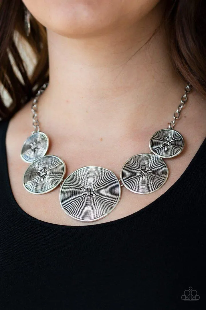 Deserves a Medal Silver Necklace - Paparazzi Accessories