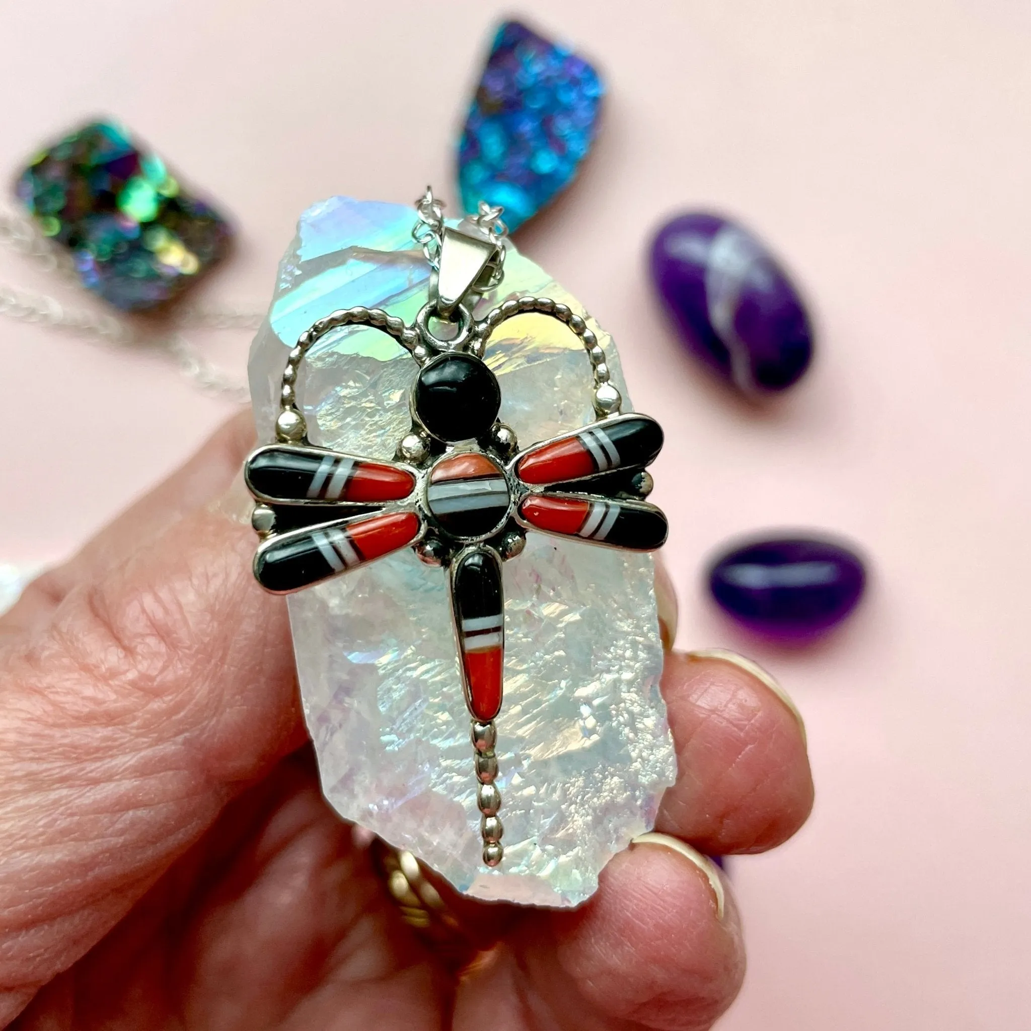 Divine Dragonfly Pendant