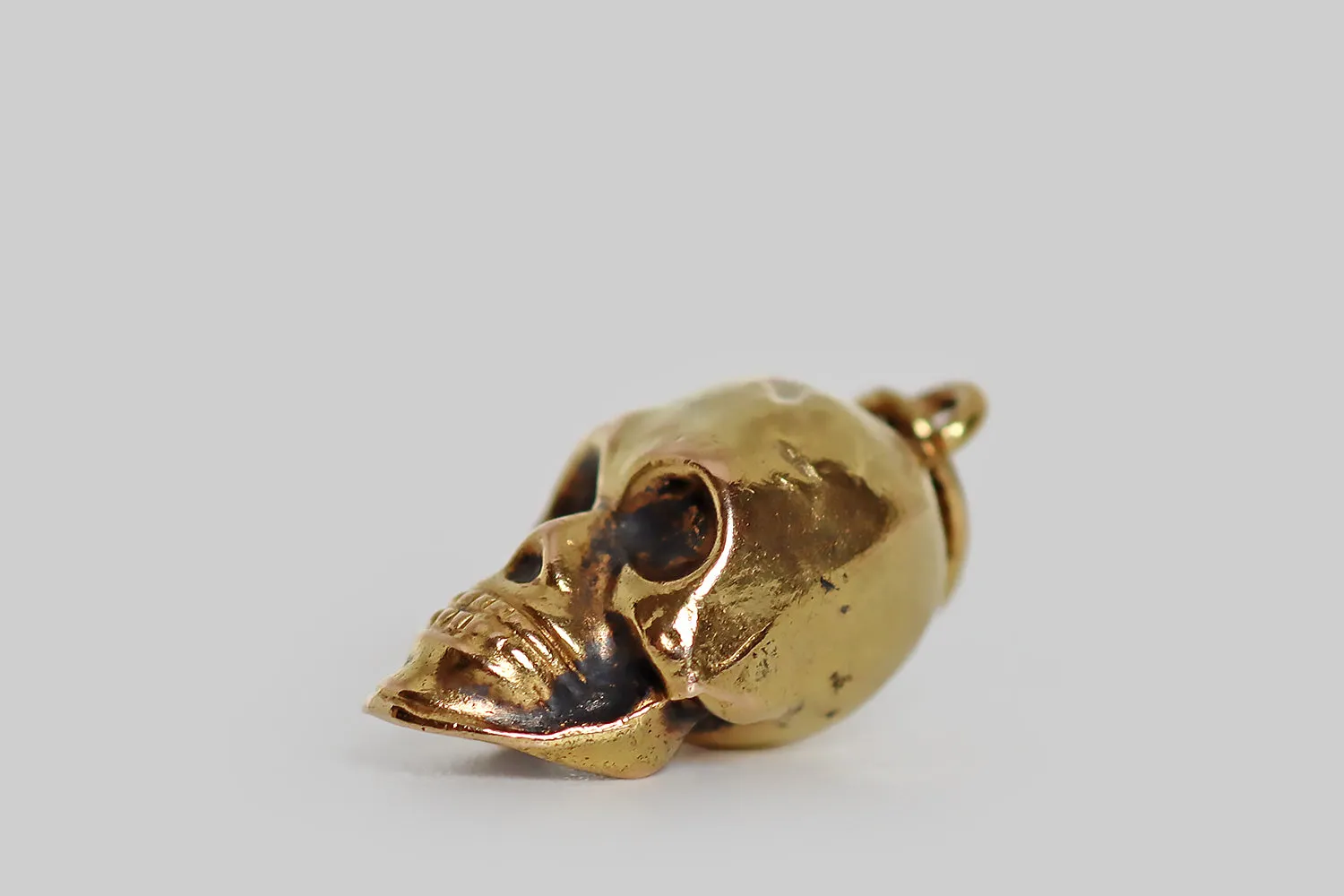 Early 20th Century Human Skull Charm