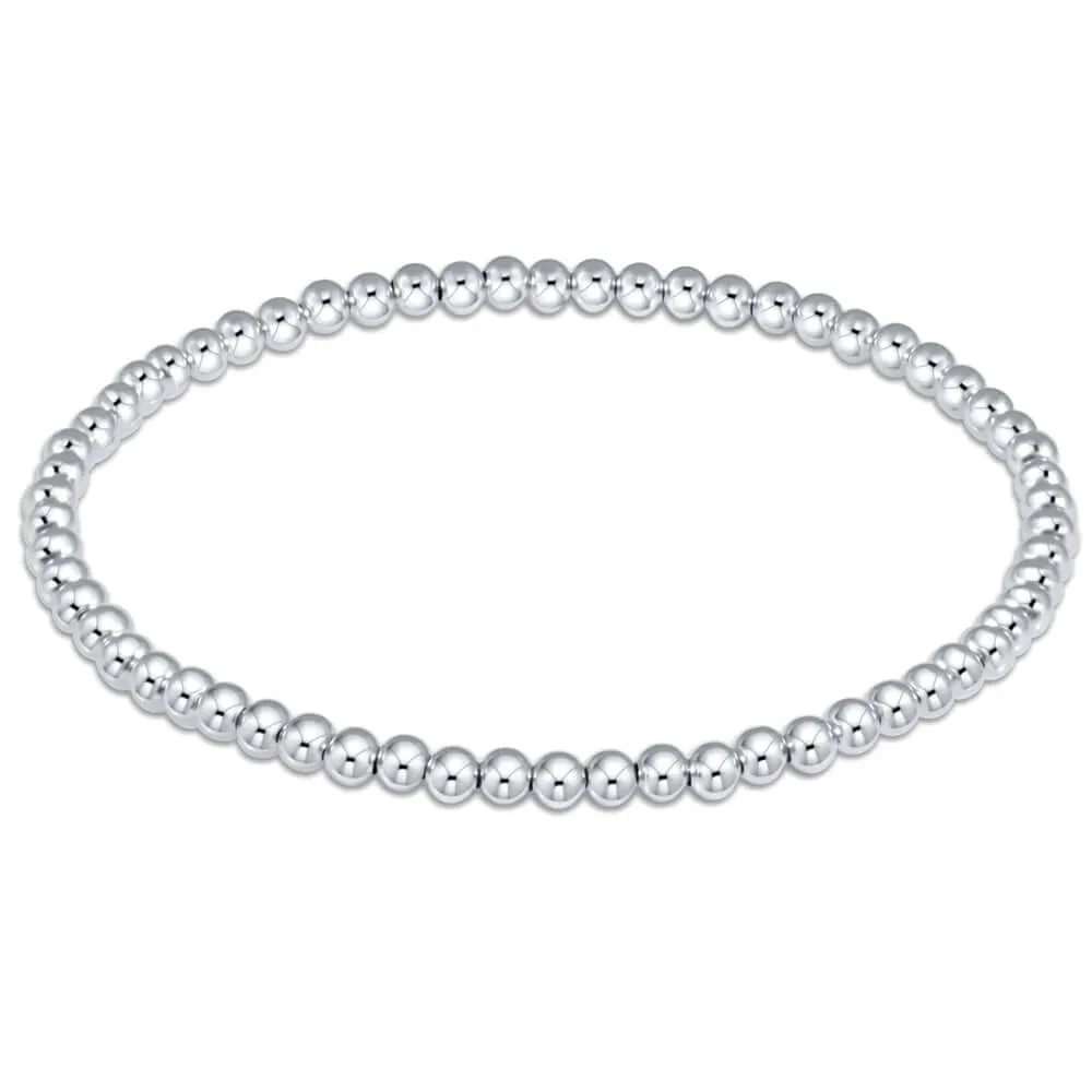 ENewton Classic 3mm Sterling Bead Bracelet