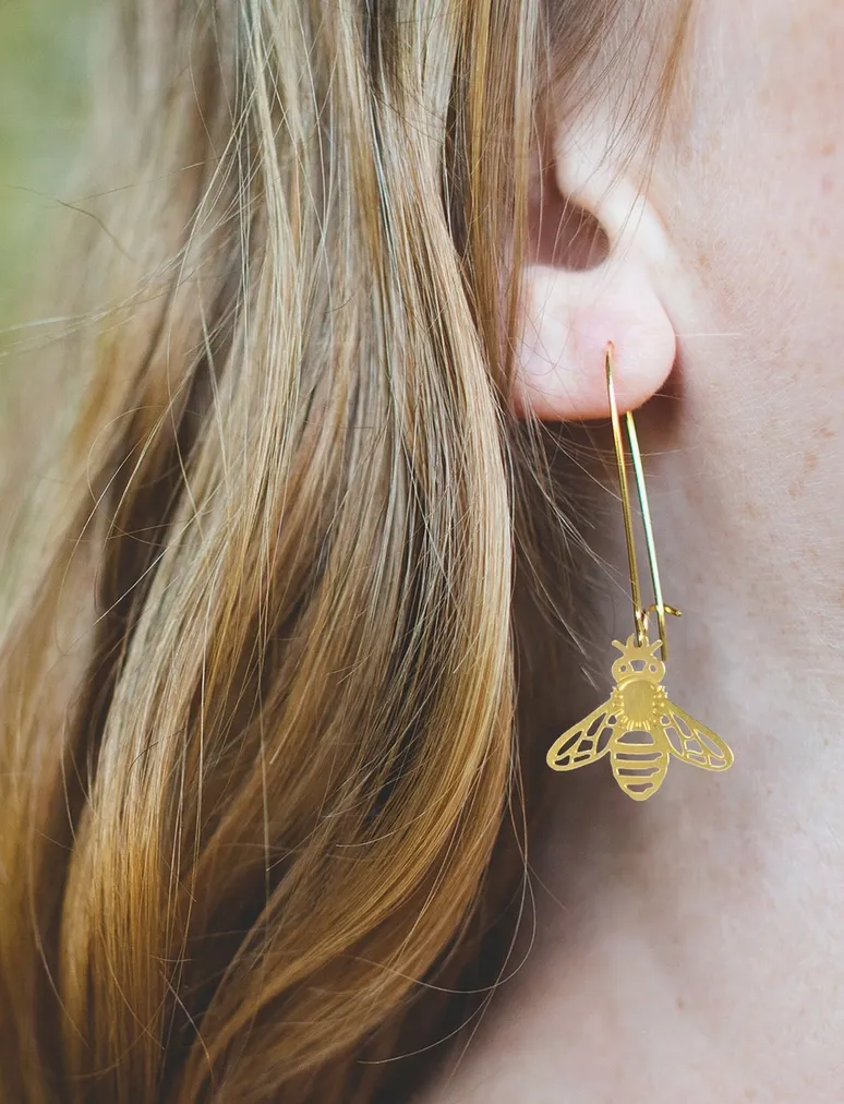 HoneyBee Dangle Earrings