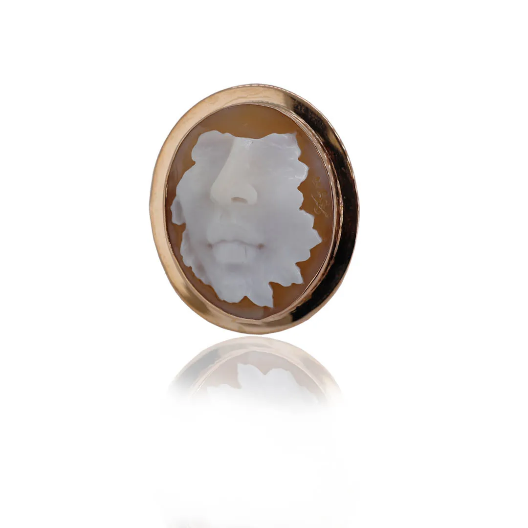 Just the Face Cameo Ring from Italy New