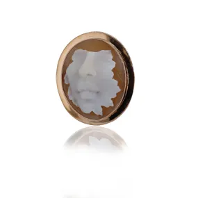 Just the Face Cameo Ring from Italy New