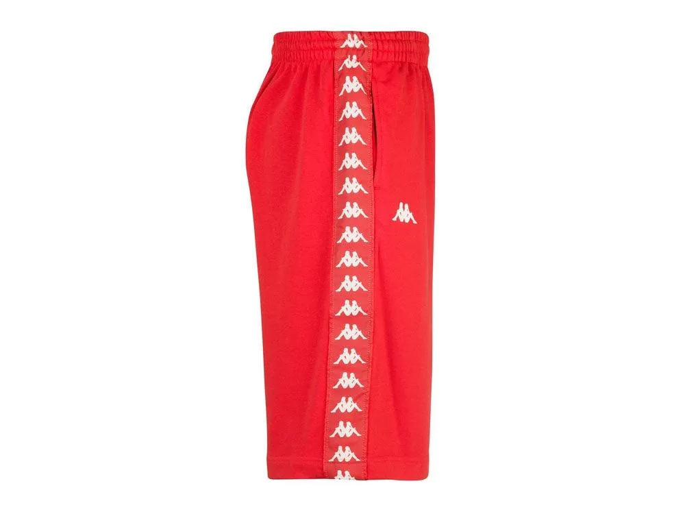 KAPPA 222 Banda Treads Pantaloncino Uomo Red Blaze White 3111I3W