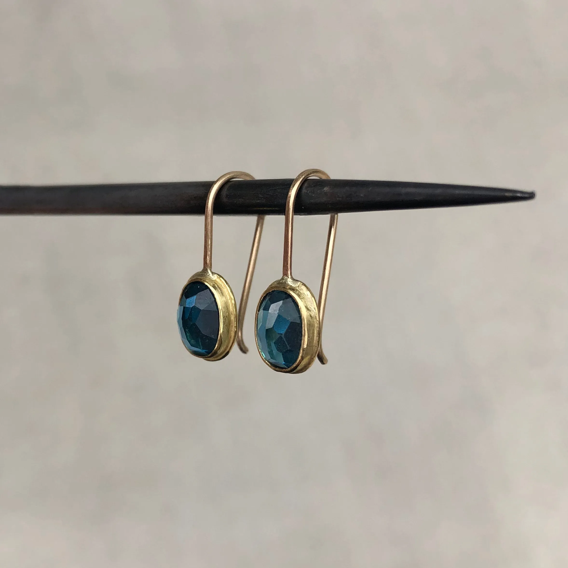 London Blue Topaz Gem Drop Earrings