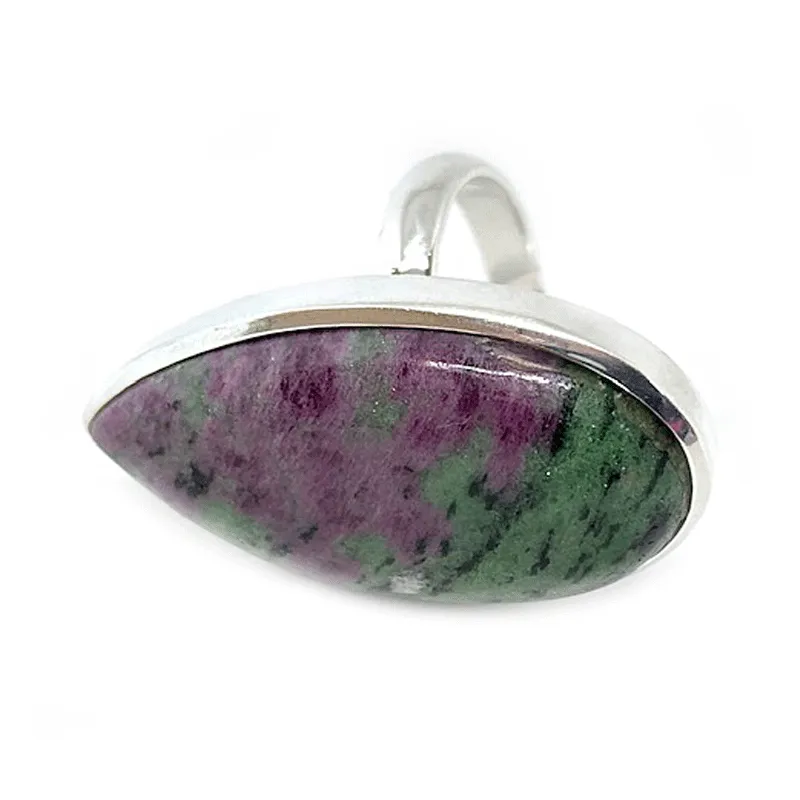 Maisie Ruby Zoisite Teardrop Ring