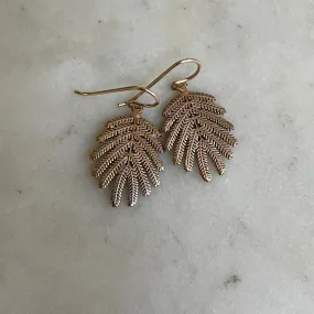 MIMOSA LEAF EARRINGS — SMALL