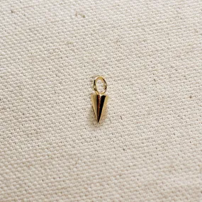 Mini Pointed Cone Earring Charm