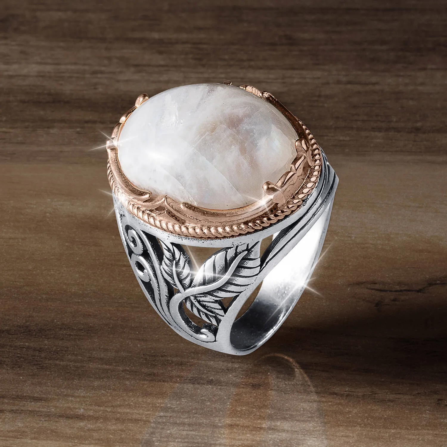 Moonstone Men's Ring