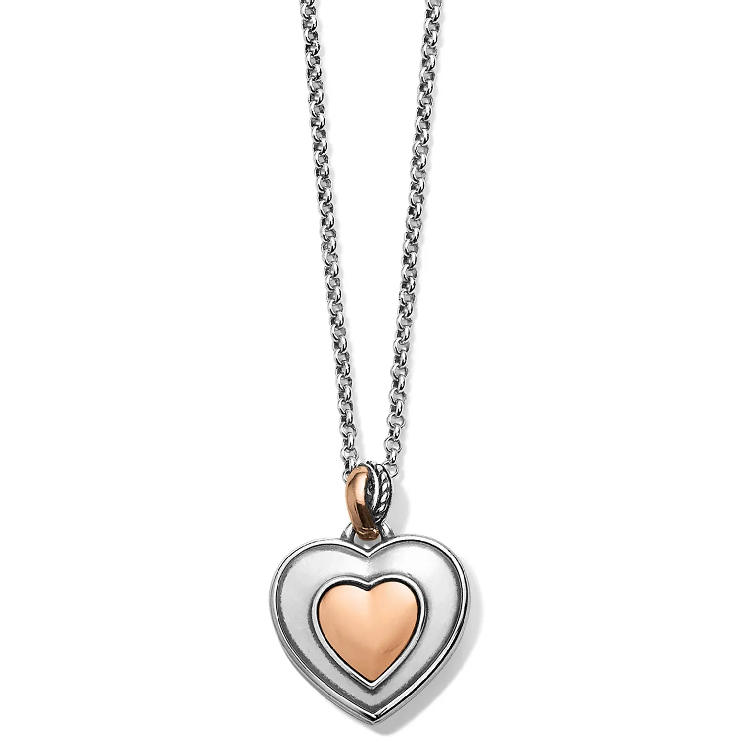 Neptune's Rings Opal Heart Reversible Necklace