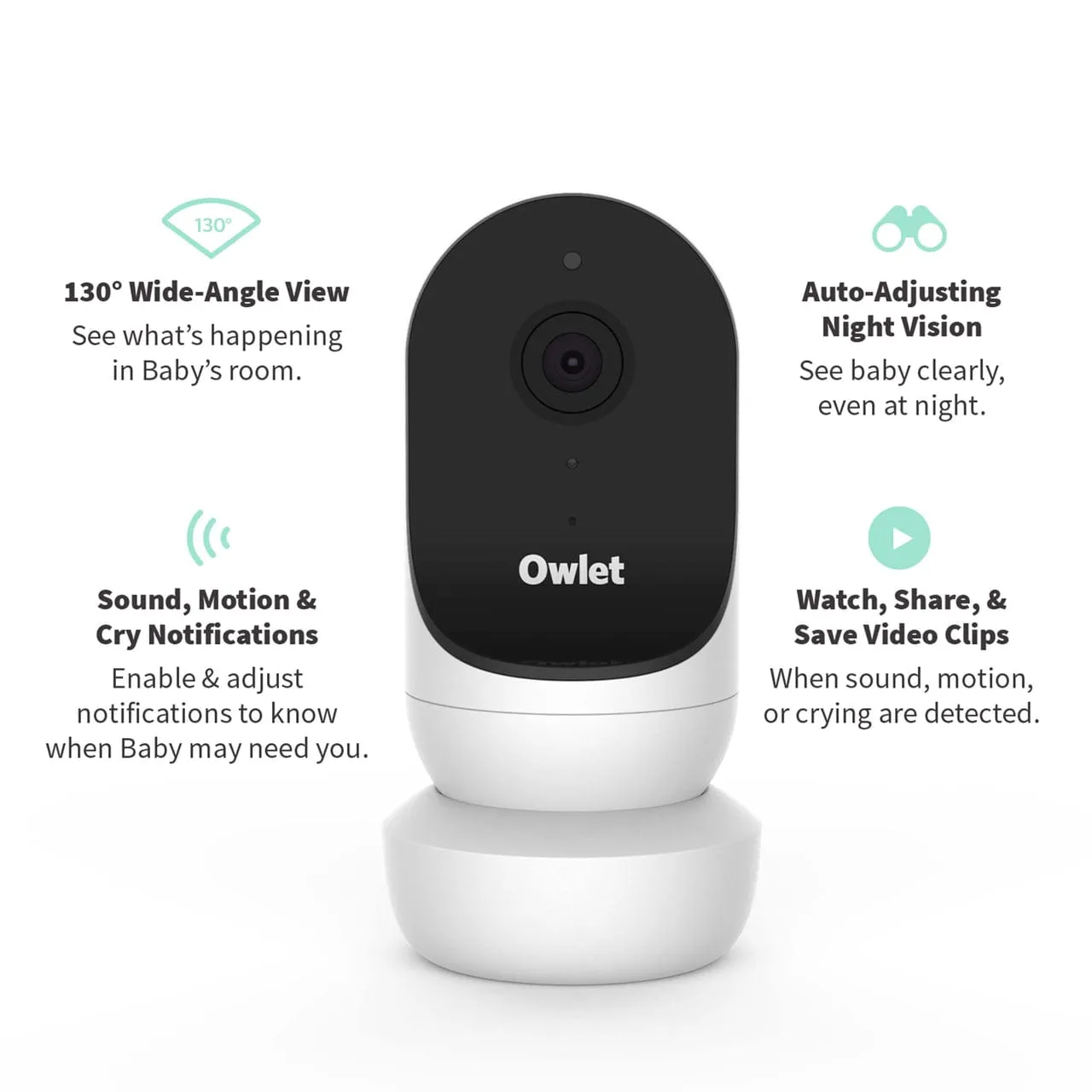 Owlet Cam 2 Baby Monitor - White