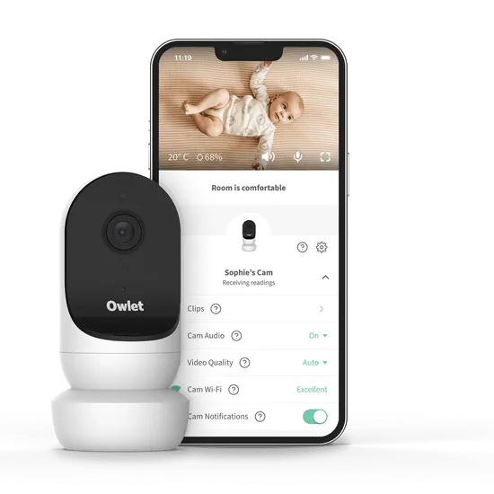 Owlet Cam 2 Baby Monitor - White