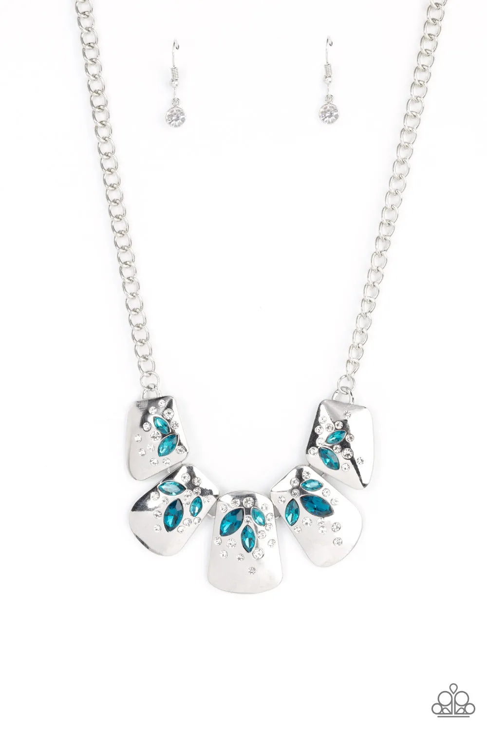 Paparazzi Jubilee Jingle - Blue Short Necklace