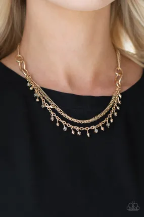 Paparazzi Necklace ~ Financially Fabulous - Gold