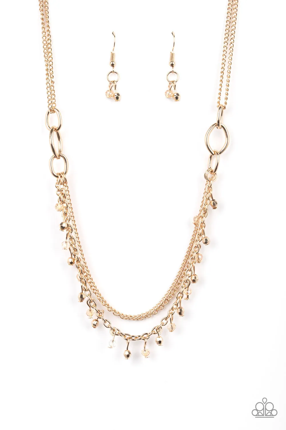 Paparazzi Necklace ~ Financially Fabulous - Gold