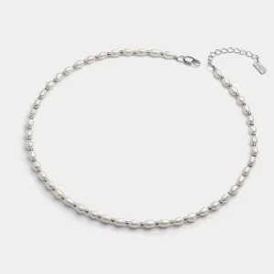 Pearl Choker Silver