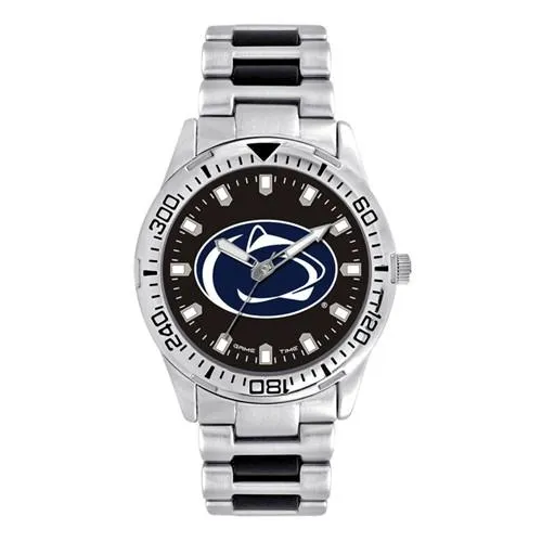 Penn State University Logo Mens Heavy Hitter Watch - Bracelet - Color Logo