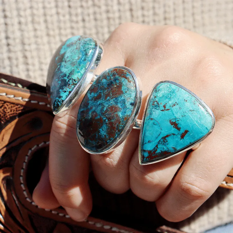 Percy Shattuckite Teardrop Ring A