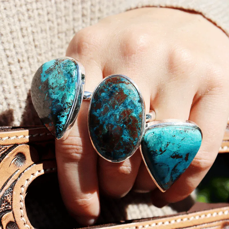 Percy Shattuckite Teardrop Ring A